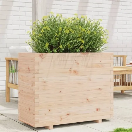 Pflanzgefäß aus massivem Kiefernholz, 90 x 40 x 72,5 cm von vidaXL, Töpfe und Pflanzgefäße - Ref: Foro24-3282594, Preis: 198,...