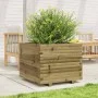 Impregnated pine wood planter 60x60x49.5 cm by vidaXL, Pots and planters - Ref: Foro24-3282523, Price: 141,65 €, Discount: %