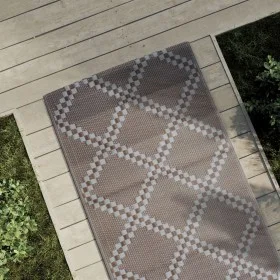 Brown PP outdoor rug 80x250 cm by vidaXL, Outdoor protectors - Ref: Foro24-317018, Price: 26,50 €, Discount: %