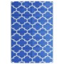 Alfombra de exterior PP azul 140x200 cm de vidaXL, Protectores para exterior - Ref: Foro24-316999, Precio: 40,31 €, Descuento: %