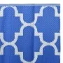 Blue PP outdoor rug 140x200 cm by vidaXL, Outdoor protectors - Ref: Foro24-316999, Price: 40,05 €, Discount: %
