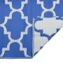 Blue PP outdoor rug 140x200 cm by vidaXL, Outdoor protectors - Ref: Foro24-316999, Price: 40,05 €, Discount: %