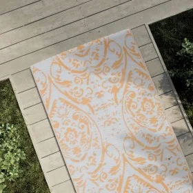 Orange-weißer PP-Außenteppich 80x250 cm von vidaXL, Outdoor-Protektoren - Ref: Foro24-317039, Preis: 29,21 €, Rabatt: %