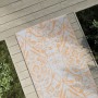 Orange-weißer PP-Außenteppich 80x250 cm von vidaXL, Outdoor-Protektoren - Ref: Foro24-317039, Preis: 33,72 €, Rabatt: %