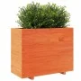 Jardinera madera maciza de pino marrón cera 90x40x72,5 cm de vidaXL, Maceteros y jardineras - Ref: Foro24-3282596, Precio: 23...