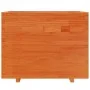Jardinera madera maciza de pino marrón cera 90x40x72,5 cm de vidaXL, Maceteros y jardineras - Ref: Foro24-3282596, Precio: 23...
