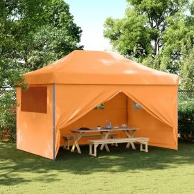 Pop-Up Faltpartyzelt 4 Seitenwände Orange von vidaXL, Zelte und Pavillons - Ref: Foro24-4004977, Preis: 193,44 €, Rabatt: %