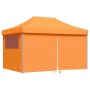 Pop-Up Faltpartyzelt 4 Seitenwände Orange von vidaXL, Zelte und Pavillons - Ref: Foro24-4004977, Preis: 196,83 €, Rabatt: %