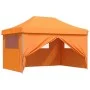 Pop-Up Folding Party Tent 4 Side Walls Orange by vidaXL, Tents and gazebos - Ref: Foro24-4004977, Price: 193,44 €, Discount: %