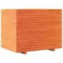 Jardinera madera maciza de pino marrón cera 90x60x72,5 cm de vidaXL, Maceteros y jardineras - Ref: Foro24-3282606, Precio: 27...