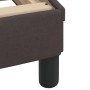 Bett mit dunkelbrauner Stoffmatratze 100x200 cm von vidaXL, Betten und Lattenroste - Ref: Foro24-3208347, Preis: 238,95 €, Ra...