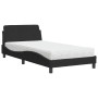 Cama con colchón terciopelo negro 100x200 cm de vidaXL, Camas y somieres - Ref: Foro24-3208353, Precio: 235,87 €, Descuento: %