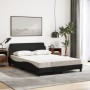 Bett mit schwarzer Stoffmatratze 120x200 cm von vidaXL, Betten und Lattenroste - Ref: Foro24-3208366, Preis: 303,33 €, Rabatt: %