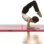 Inflatable gymnastics mat with pump 400x100x10 cm PVC pink by vidaXL, Pilates and yoga mats - Ref: Foro24-91915, Price: 159,3...