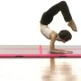 Inflatable gymnastics mat with pump 400x100x10 cm PVC pink by vidaXL, Pilates and yoga mats - Ref: Foro24-91915, Price: 200,9...