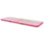 Inflatable gymnastics mat with pump 400x100x10 cm PVC pink by vidaXL, Pilates and yoga mats - Ref: Foro24-91915, Price: 200,9...