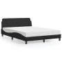 Bett mit schwarzer Kunstledermatratze 140x200 cm von vidaXL, Betten und Lattenroste - Ref: Foro24-3208417, Preis: 344,46 €, R...
