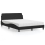 Cama con colchón cuero sintético negro 140x200 cm de vidaXL, Camas y somieres - Ref: Foro24-3208417, Precio: 351,21 €, Descue...