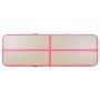 Aufblasbare Gymnastikmatte mit Pumpe 400x100x10 cm PVC rosa von vidaXL, Pilates und Yogamatten - Ref: Foro24-91915, Preis: 15...