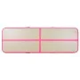 Inflatable gymnastics mat with pump 400x100x10 cm PVC pink by vidaXL, Pilates and yoga mats - Ref: Foro24-91915, Price: 200,9...