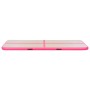 Inflatable gymnastics mat with pump 400x100x10 cm PVC pink by vidaXL, Pilates and yoga mats - Ref: Foro24-91915, Price: 159,3...