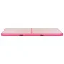 Inflatable gymnastics mat with pump 400x100x10 cm PVC pink by vidaXL, Pilates and yoga mats - Ref: Foro24-91915, Price: 200,9...