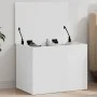 Weiße Aufbewahrungsbox aus Holzwerkstoff, 60 x 42 x 46 cm von vidaXL, Aufbewahrungskisten - Ref: Foro24-840653, Preis: 68,38 ...