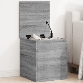 Sonoma gray engineered wood storage box 40x42x46 cm by vidaXL, Storage trunks - Ref: Foro24-840651, Price: 48,13 €, Discount: %