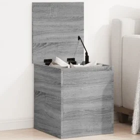 Sonoma gray engineered wood storage box 40x42x46 cm by vidaXL, Storage trunks - Ref: Foro24-840651, Price: 47,37 €, Discount: %