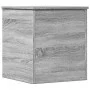 Sonoma graue Aufbewahrungsbox aus Holzwerkstoff, 40 x 42 x 46 cm von vidaXL, Aufbewahrungskisten - Ref: Foro24-840651, Preis:...