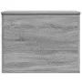 Caja de almacenaje madera de ingeniería gris Sonoma 60x42x46 cm de vidaXL, Baúles de almacenamiento - Ref: Foro24-840658, Pre...