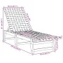 Sun loungers with table 2 units solid black acacia wood by vidaXL, Loungers - Ref: Foro24-3214216, Price: 264,02 €, Discount: %