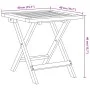 Sun loungers with table 2 units solid black acacia wood by vidaXL, Loungers - Ref: Foro24-3214216, Price: 264,02 €, Discount: %