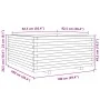 Solid Douglas fir wood planter 100x100x49.5 cm by vidaXL, Pots and planters - Ref: Foro24-3282542, Price: 235,80 €, Discount: %