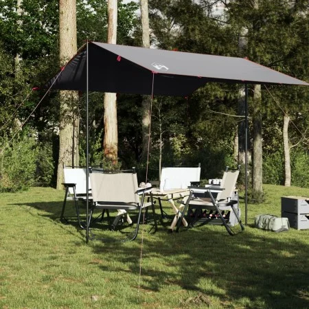 Gray and orange waterproof camping tarp 300x294 cm by vidaXL, tents - Ref: Foro24-94651, Price: 31,04 €, Discount: %