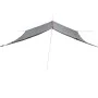 Gray and orange waterproof camping tarp 300x294 cm by vidaXL, tents - Ref: Foro24-94651, Price: 31,04 €, Discount: %