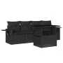 5-piece garden furniture set and black synthetic rattan cushions by vidaXL, Garden sets - Ref: Foro24-3267725, Price: 373,88 ...