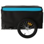 Schwarz-blauer Fahrradanhänger aus Eisen, 45 kg von vidaXL, Fahrradanhänger - Ref: Foro24-94086, Preis: 103,81 €, Rabatt: %