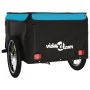 Remolque para bicicleta hierro negro y azul 45 kg de vidaXL, Remolques para bicicletas - Ref: Foro24-94086, Precio: 101,70 €,...