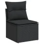 6-piece garden sofa set and black synthetic rattan cushions by vidaXL, Garden sets - Ref: Foro24-3267255, Price: 442,06 €, Di...