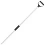 Silver steel rake fork handle Ø11x114 cm by vidaXL, livestock feeding - Ref: Foro24-172483, Price: 21,31 €, Discount: %
