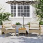 Garden sofa set with beige cushions 3 pieces PE rattan by vidaXL, Garden sets - Ref: Foro24-368406, Price: 150,17 €, Discount: %