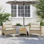 Garden sofa set with beige cushions 3 pieces PE rattan by vidaXL, Garden sets - Ref: Foro24-368406, Price: 199,54 €, Discount: %