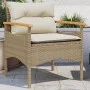 Garden sofa set with beige cushions 3 pieces PE rattan by vidaXL, Garden sets - Ref: Foro24-368406, Price: 199,54 €, Discount: %