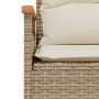 Garden sofa set with beige cushions 3 pieces PE rattan by vidaXL, Garden sets - Ref: Foro24-368406, Price: 150,17 €, Discount: %