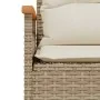 Garden sofa set with beige cushions 3 pieces PE rattan by vidaXL, Garden sets - Ref: Foro24-368406, Price: 199,54 €, Discount: %