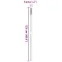 Teleskop-Gabelstiel aus silbernem Stahl von vidaXL, Viehfütterung - Ref: Foro24-172488, Preis: 16,38 €, Rabatt: %