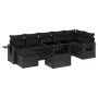 8-piece garden sofa set and black synthetic rattan cushions by vidaXL, Garden sets - Ref: Foro24-3268055, Price: 566,93 €, Di...