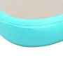 Aufblasbare Gymnastikmatte und Pumpe 700x100x10 cm grünes PVC von vidaXL, Pilates und Yogamatten - Ref: Foro24-91926, Preis: ...