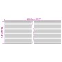 Pantallas privacidad jardín 10 uds PVC gris claro 252,5x19 cm de vidaXL, Paneles de vallas - Ref: Foro24-4005544, Precio: 28,...